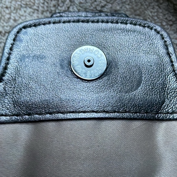 Coach F26036 Taylor Snake Black/Beige fabric purse. - Picture 9 of 11